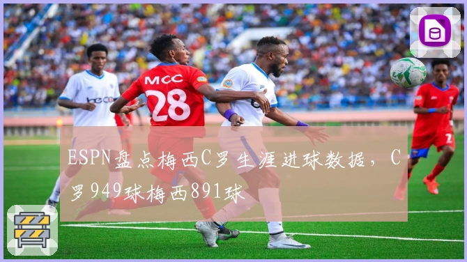 ESPN盘点梅西C罗生涯进球数据，C罗949球梅西891球